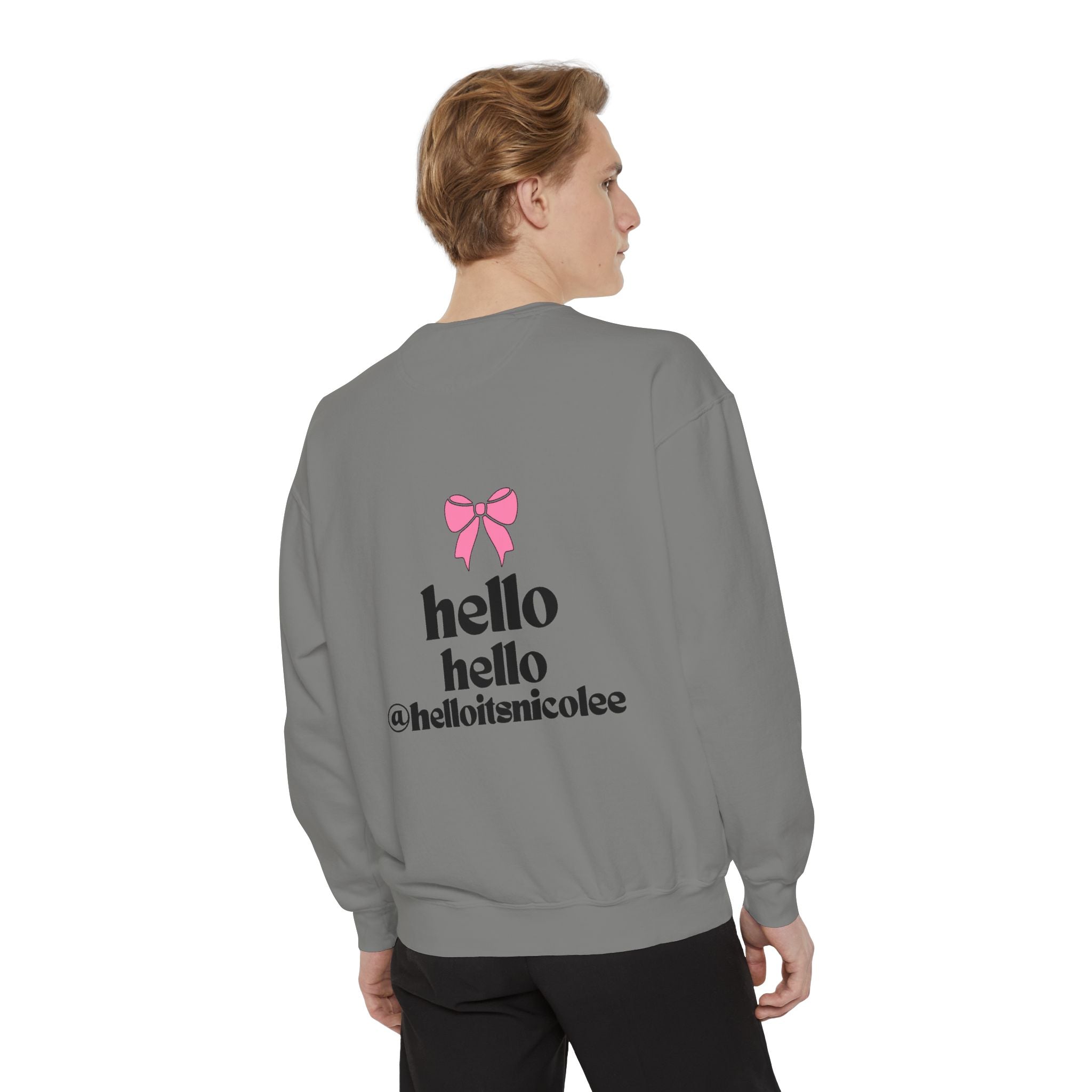 Hello Hello Bow crewneck