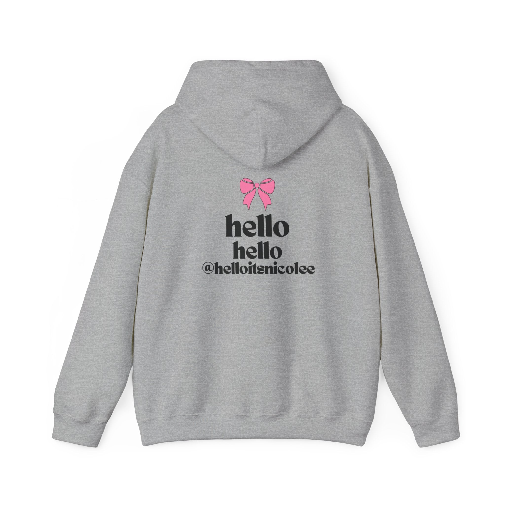 Pink Bow Unisex Hoodie