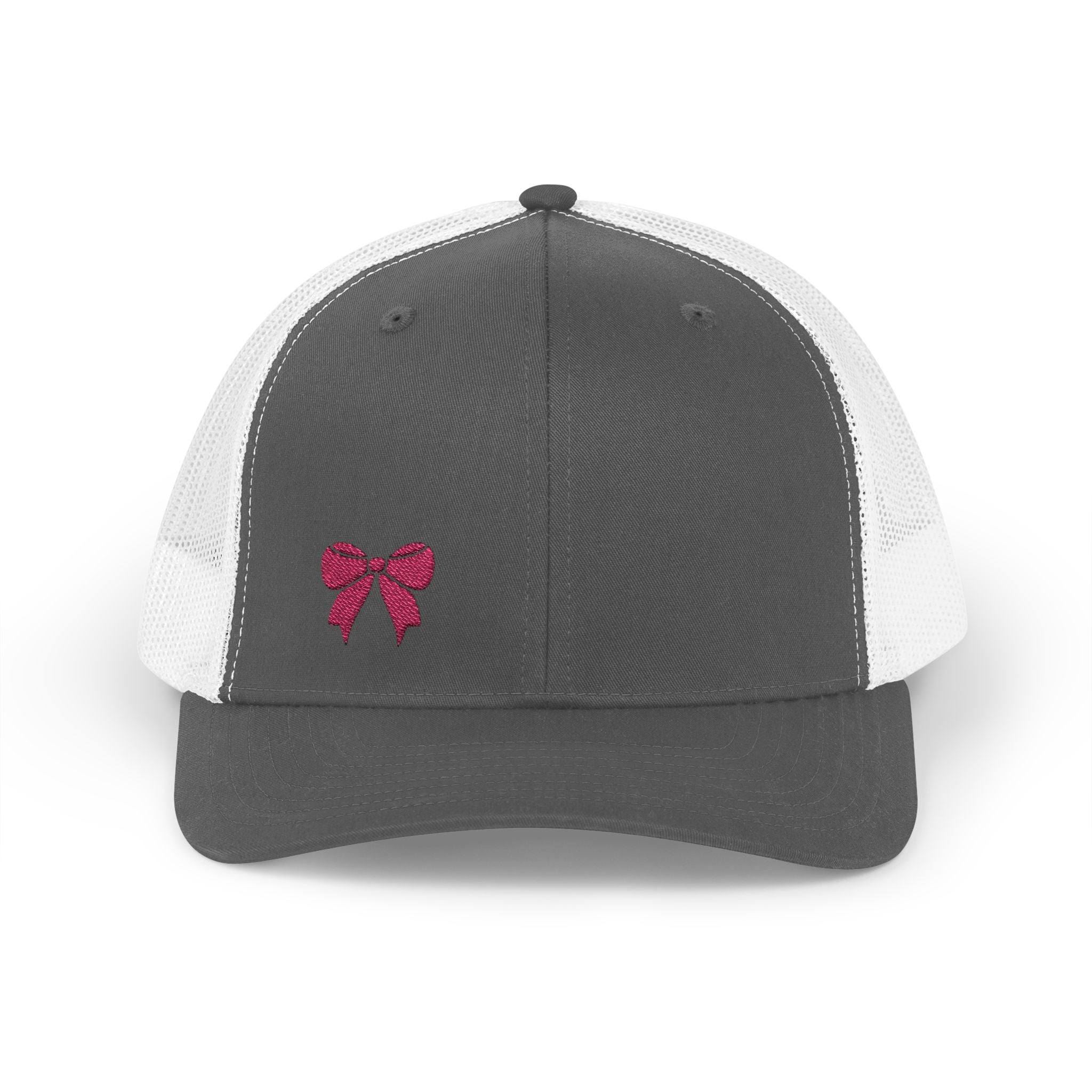 Pink Bow Snapback Trucker Cap