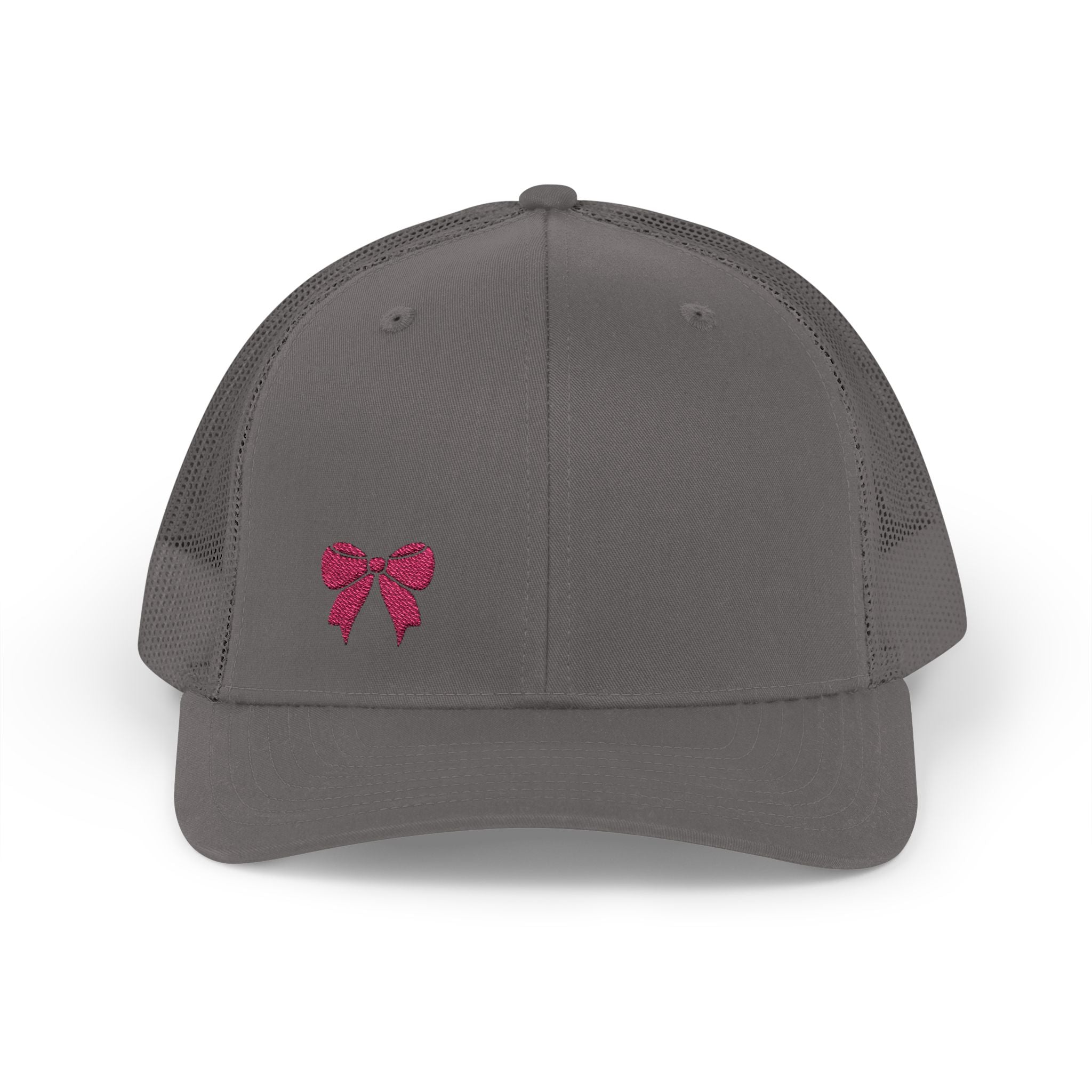 Pink Bow Snapback Trucker Cap