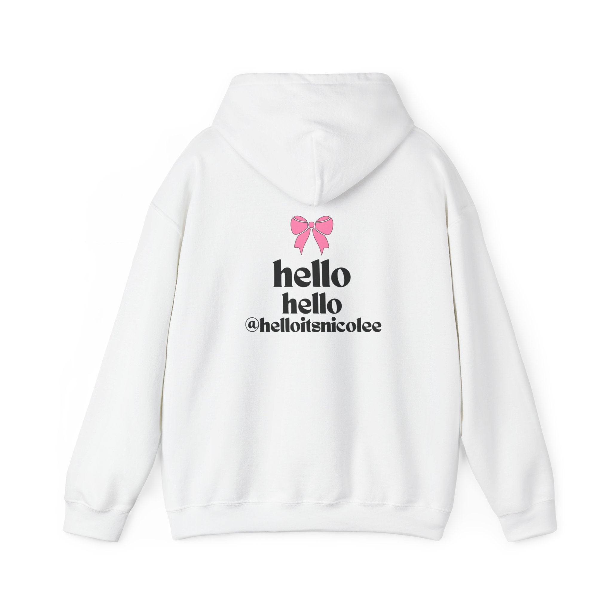 Pink Bow Unisex Hoodie