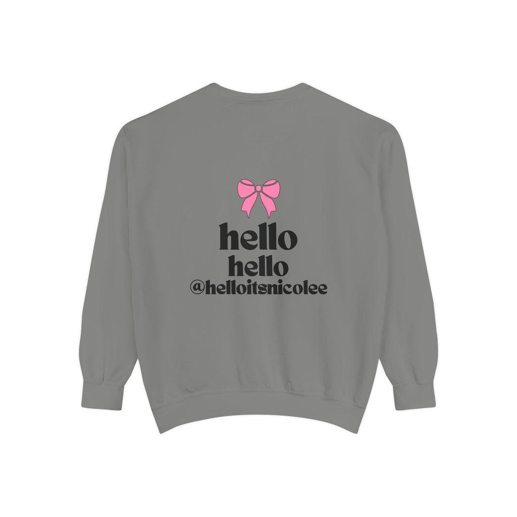 Hello Hello Bow crewneck
