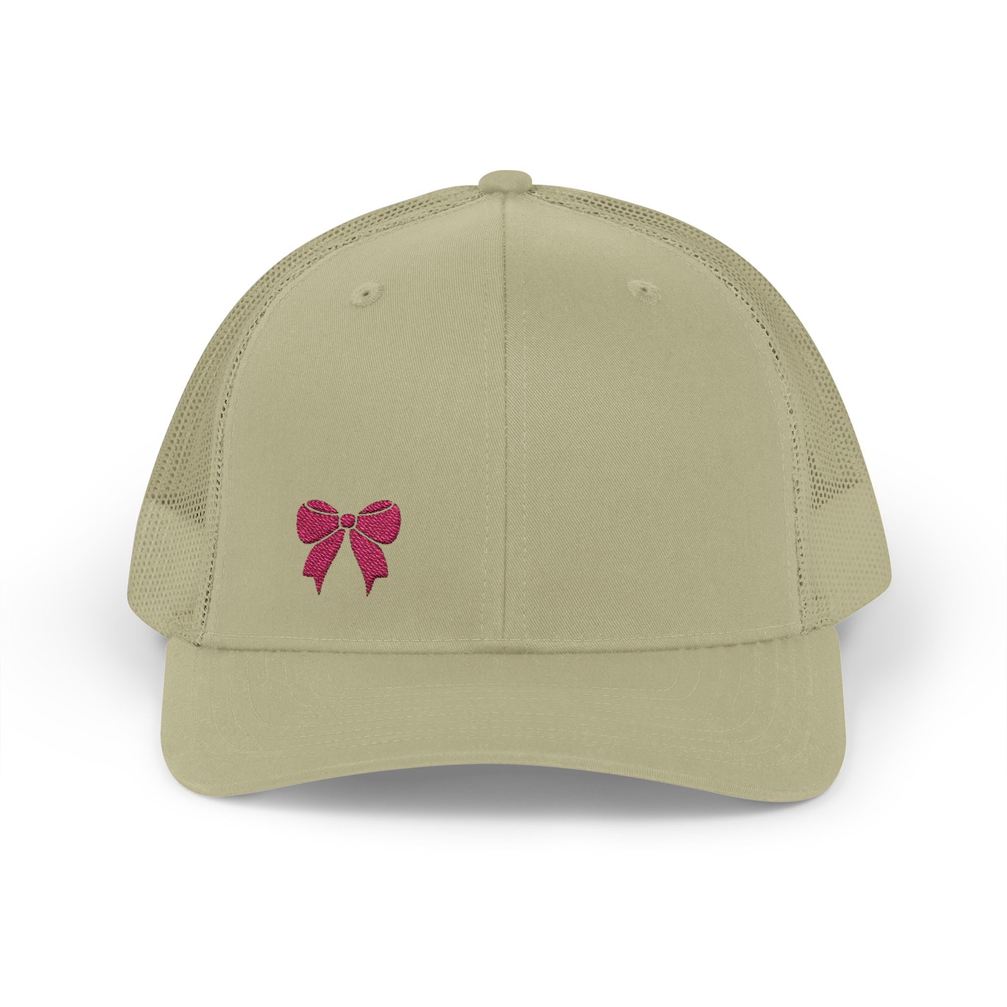 Pink Bow Snapback Trucker Cap