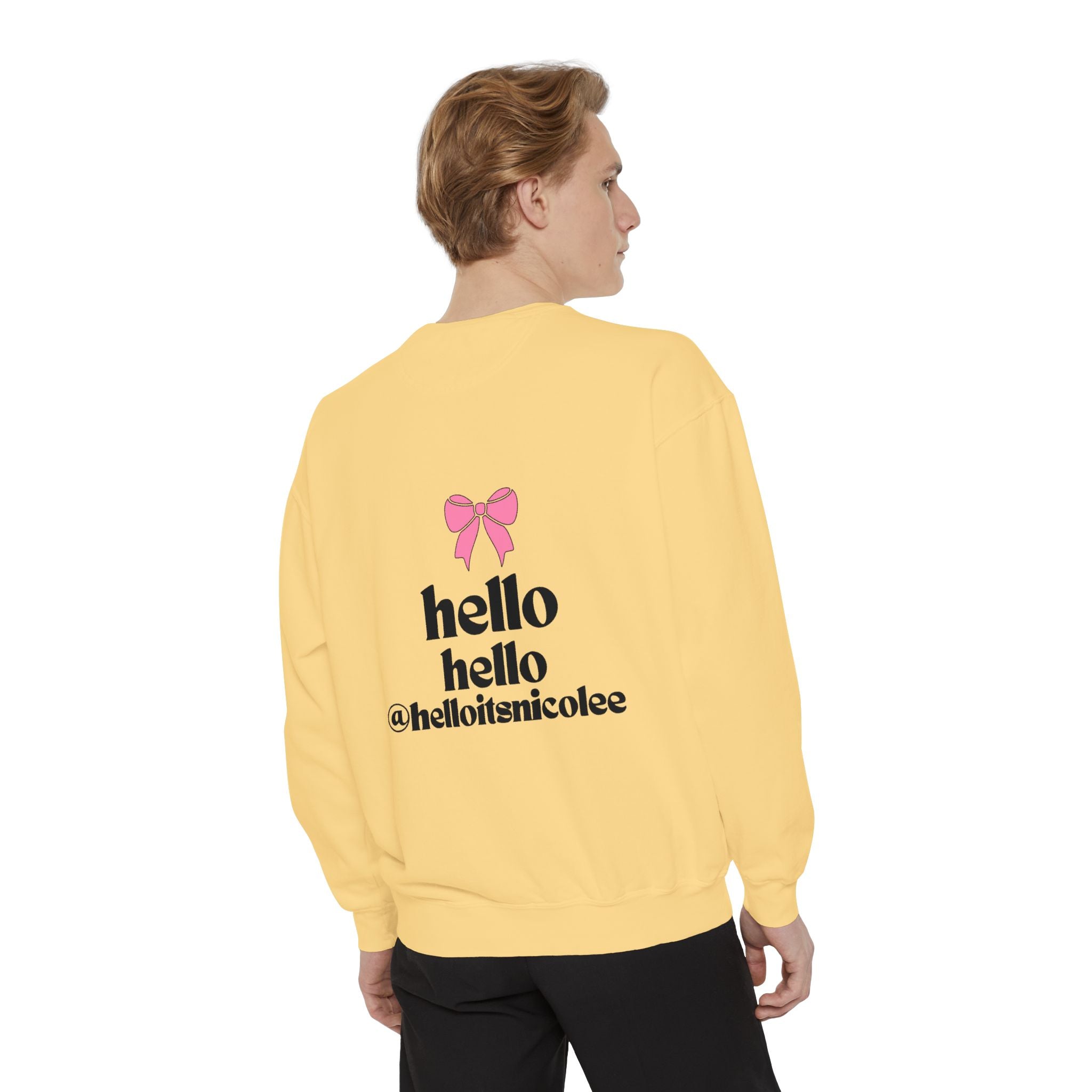 Hello Hello Bow crewneck