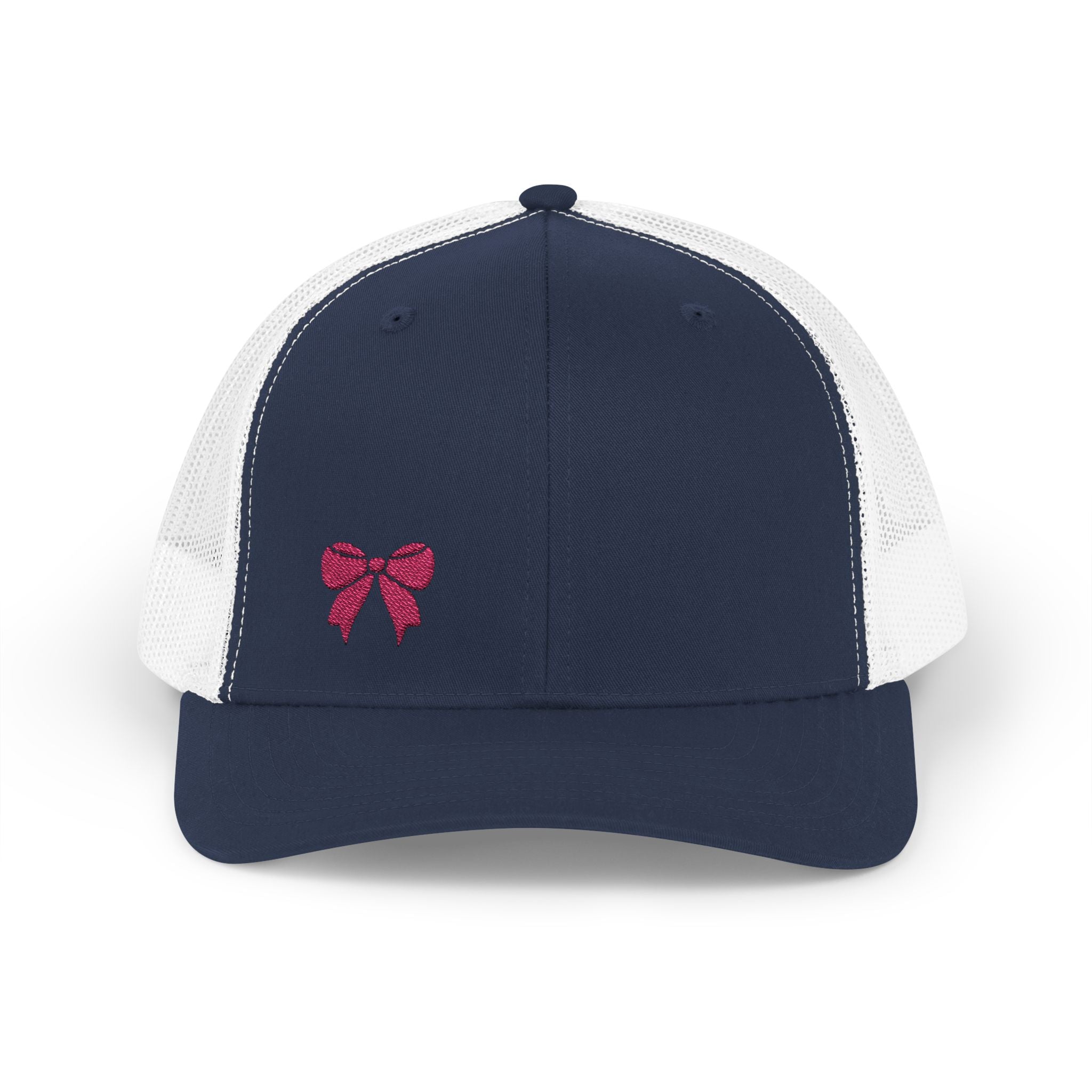 Pink Bow Snapback Trucker Cap