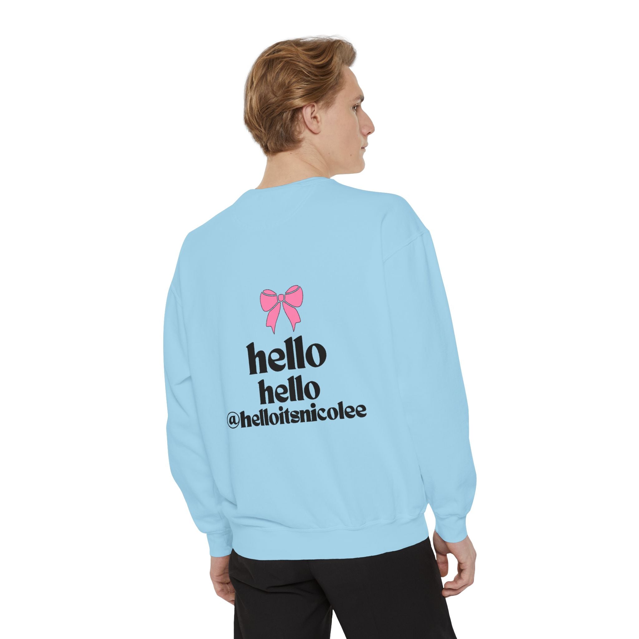 Hello Hello Bow crewneck