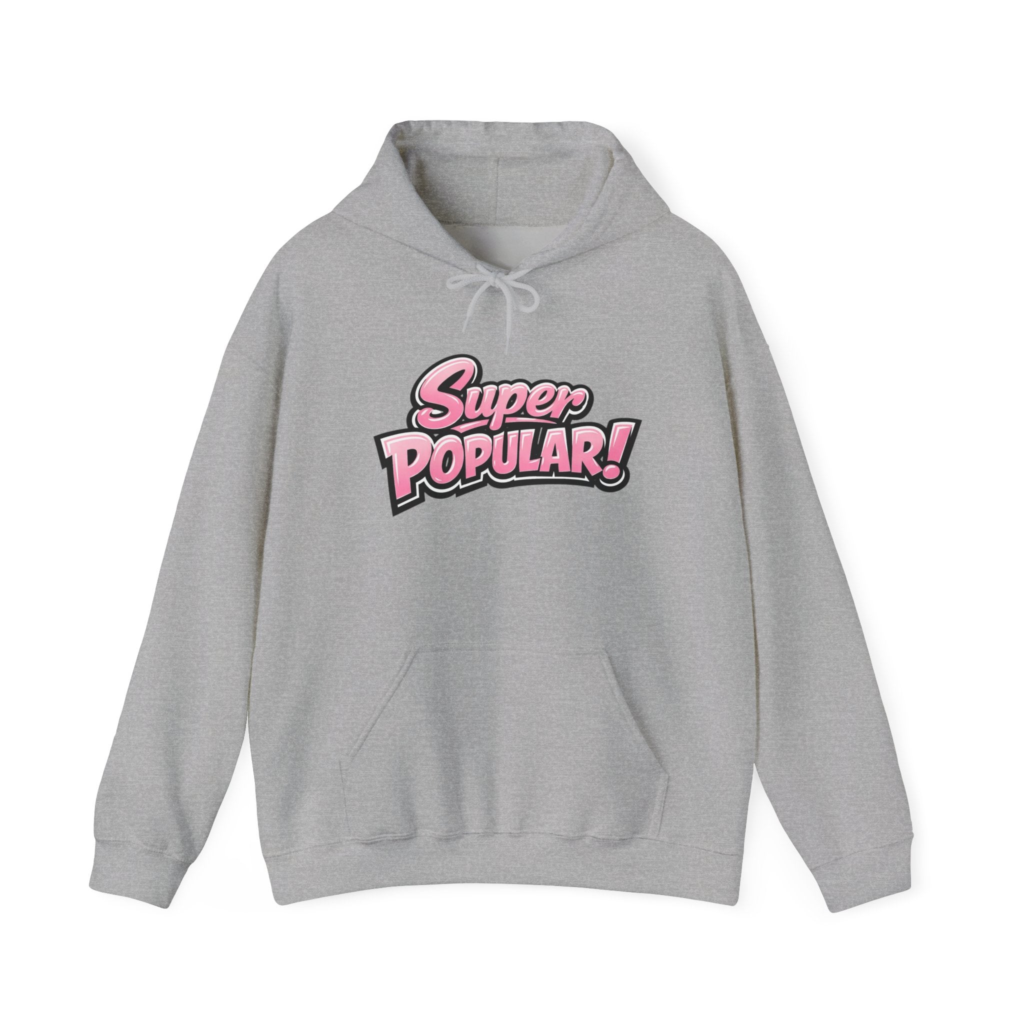 Super Popular! Graphic Hoodie — "hello hello" Back Print, Cute Pink Bow Streetwear