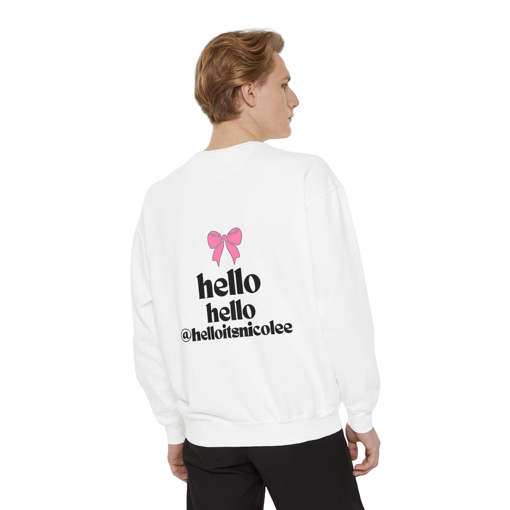Hello Hello Bow crewneck